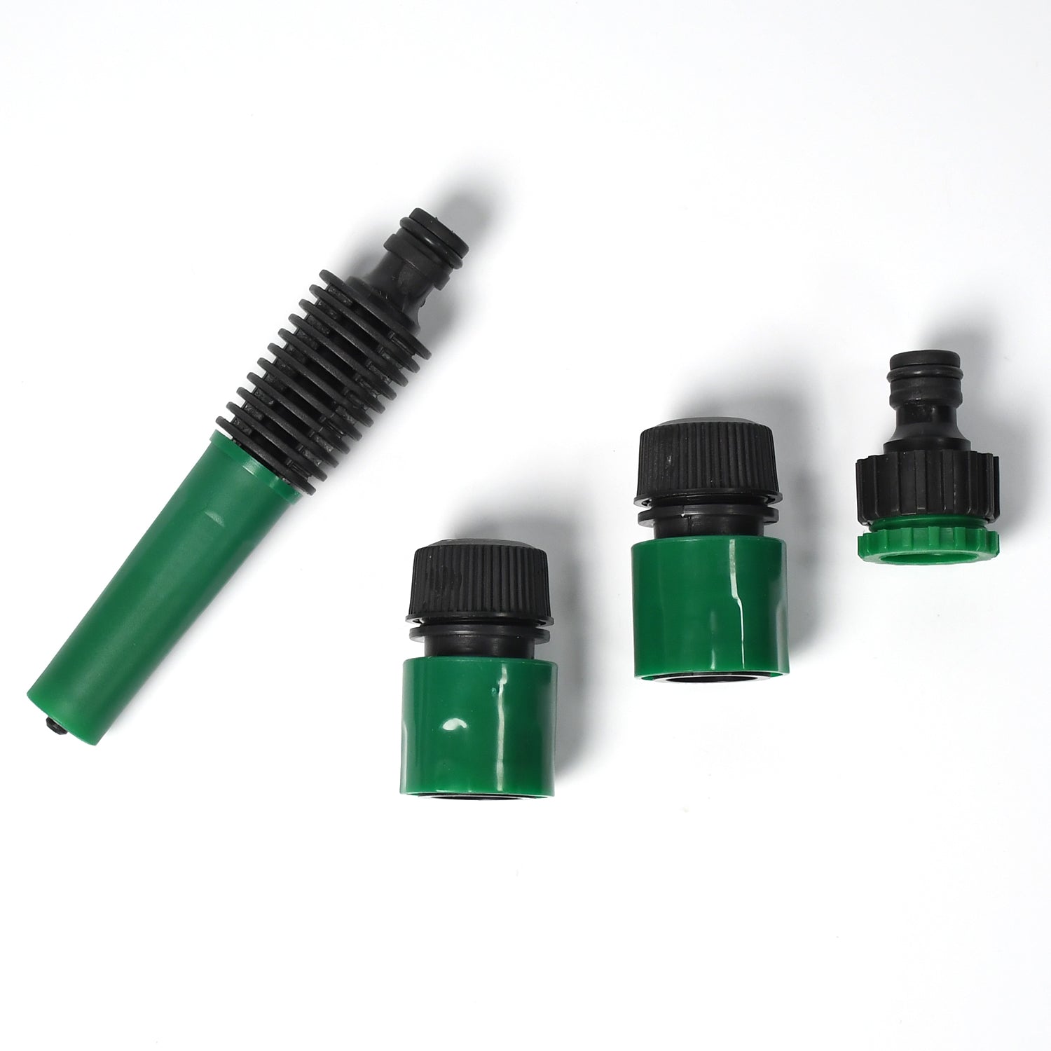 Garden Water Hose Pipe Tap Nozzle Connector Set Spray Nozzle Hose Lock Adapter Fitting Kit for Garden Car Washing (1 Set)