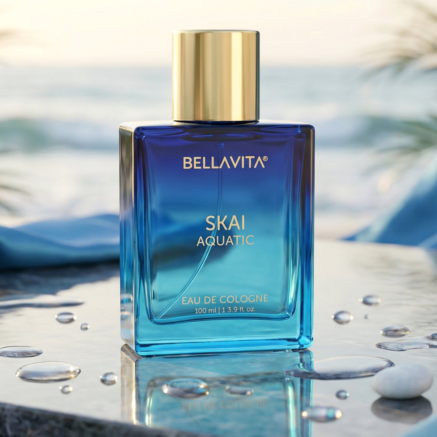 Bellavita Premium Skai Aquatic Eau De Cologne Perfume - 100 Ml