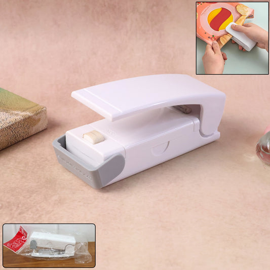 Portable Mini Heat Sealer Machine for Plastic Bags Handheld Battery Operated Bag Sealer for Snacks Food Storage Kitchen Travel and Daily Use (1 Pc)