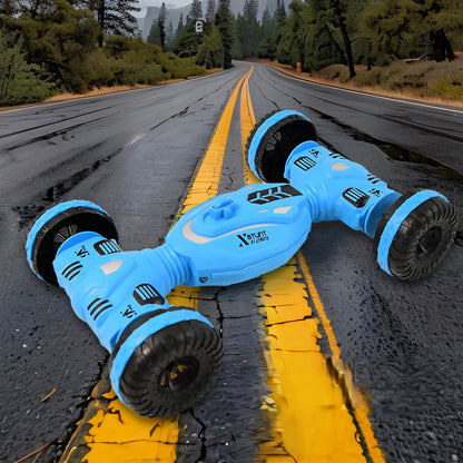 High-Speed Remote Control Stunt Car with 360° Rotation, Dual-Side Racing, 4-Wheel Drive and USB Rechargeable Battery (1 Set)