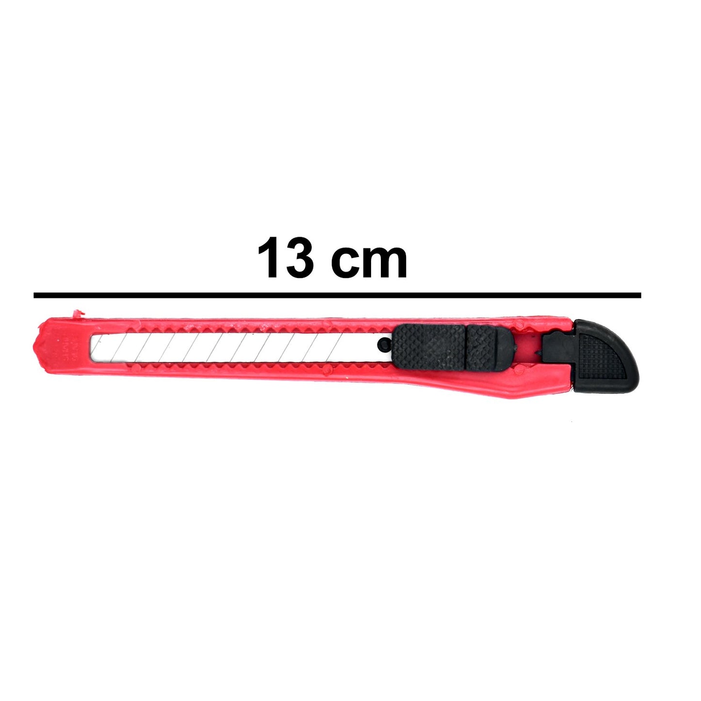 Heavy Duty Paper Cutter Knife | Retractable Utility Cutter with Sharp Snap-Off Blade | Multipurpose Stationery and Craft Cutting Tool for Office, Home, School and DIY (12pcs)