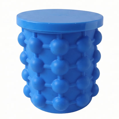 Round Ball Ice Cube Tray with Lid, 21 Grid Spherical Ice Mold for Freezer, Ice Balls, Juice Cubes, Chocolate, Jelly &amp; Candy Making (1 Pc)