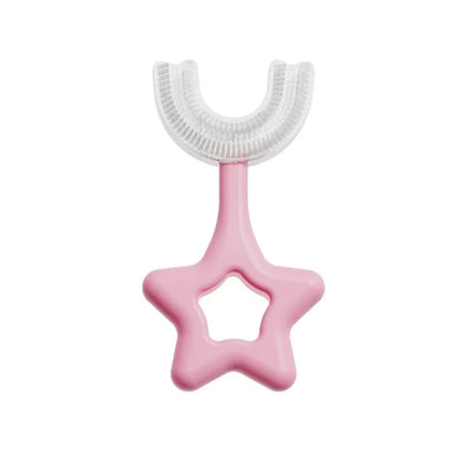 Star U-shape Silicone Manual Toothbrush (1 Pc)