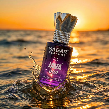 Sagar Java Oud Roll On Attar, Alcohol Free Long Lasting Woody Perfume Oil for Men and Women, 9.9 ml