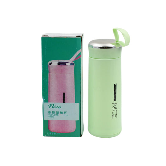 Outdoor Sport Water Bottle 400ml | Leak-Proof | BPA-Free | Borosilicate Glass | Suitable for Hot & Cold Water