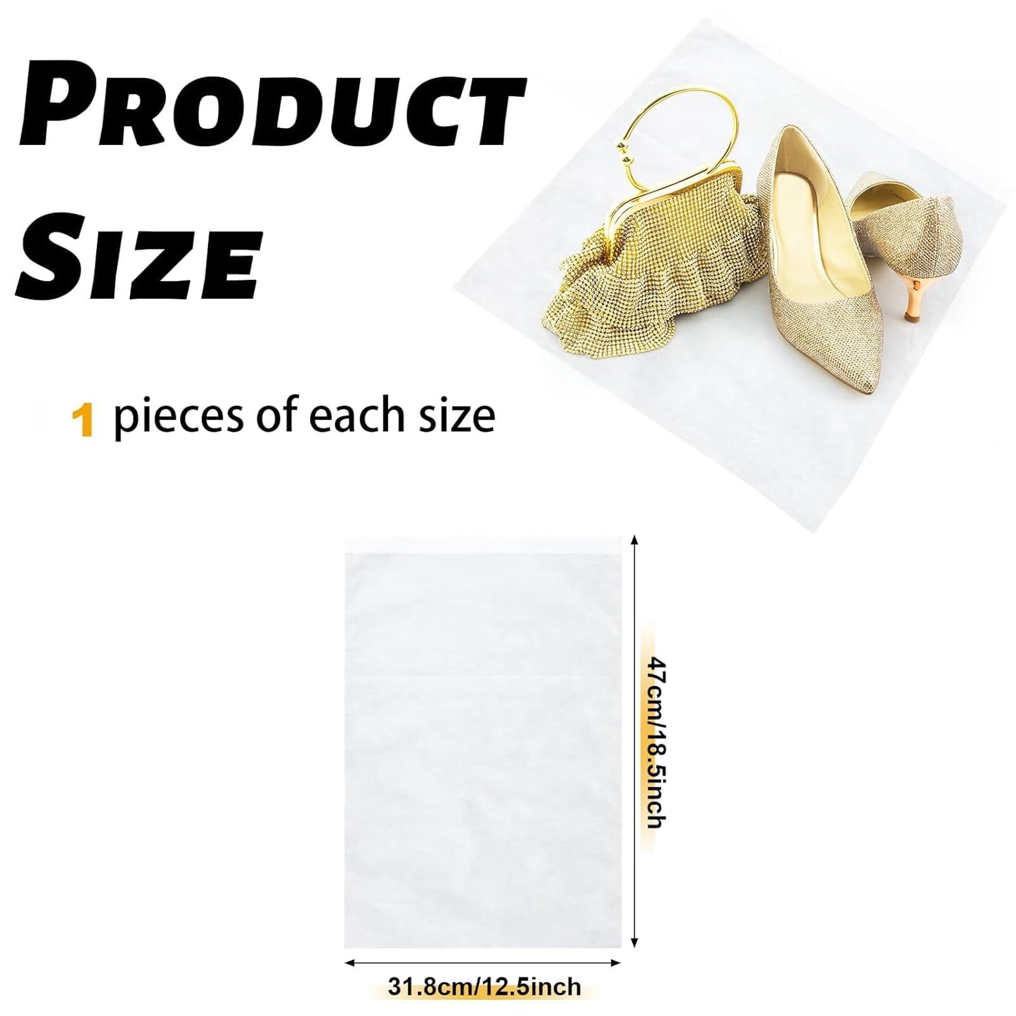 Premium Non Woven Drawstring Shoe Storage Bag Dustproof Breathable Travel Shoe Organizer for Closet Storage Luggage Packing and Daily Footwear Protection (1 Pc)