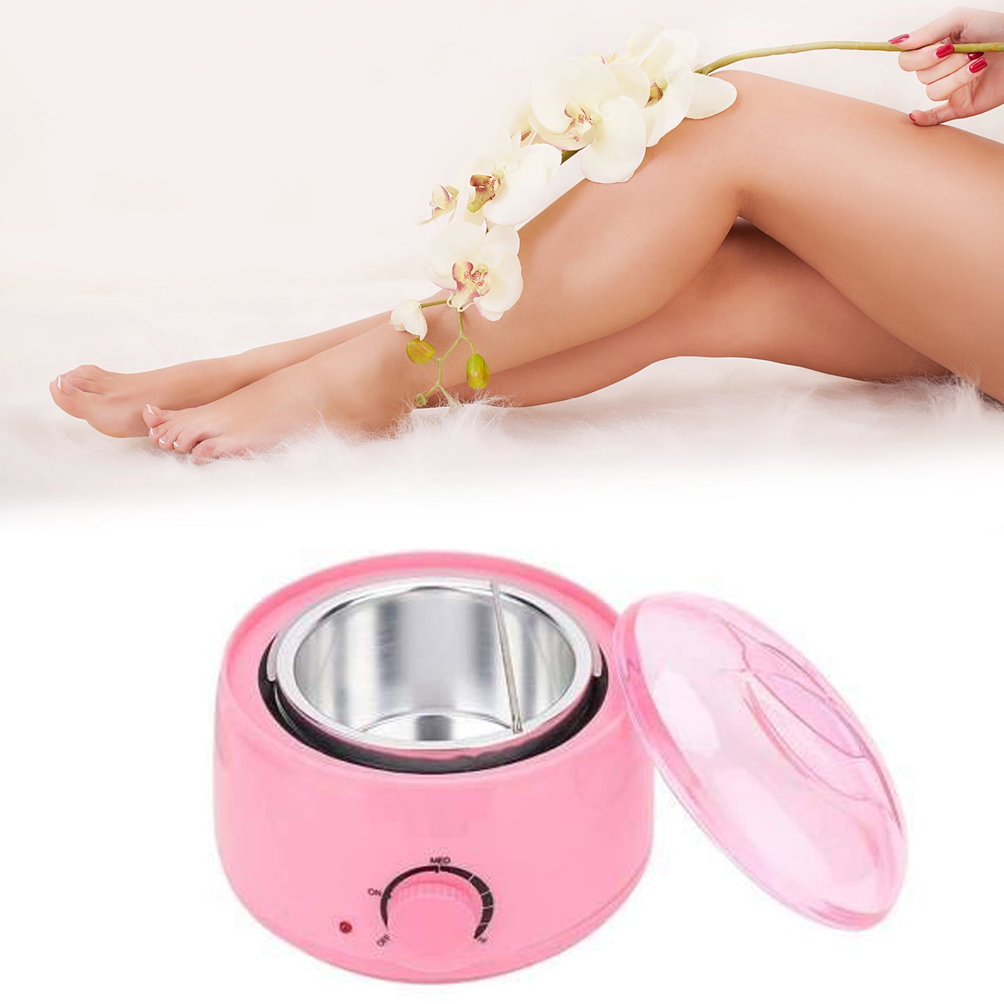 Automatic Wax Heater Machine and Oil Warmer with Auto Cut-Off – Professional Electric Wax Melter for Hair Removal, Massage Oil Heating and Salon Use