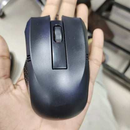 Computer Laptop Wired Optical Mouse USB Ergonomic 1000 DPI Plug and Play Mouse for PC Desktop Office and Home Use (1 Pc)