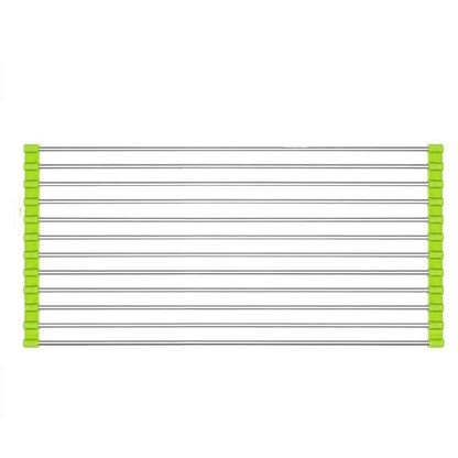 2064 Foldable Drain Rack Kitchen Sink Roll Up Dish Drying Rack Portable Dish Rack