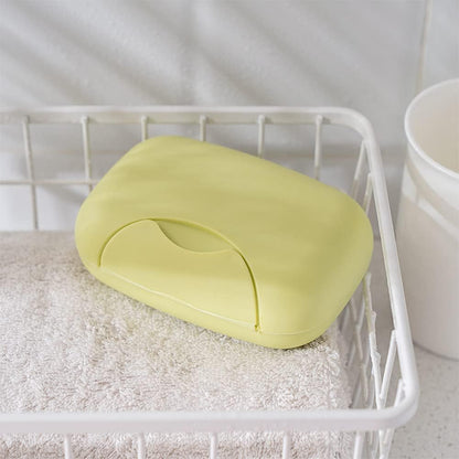 Travel Soap Case Box | Plastic Soap Box With Cover | Waterproof Leakproof Soap Dish (1pc)