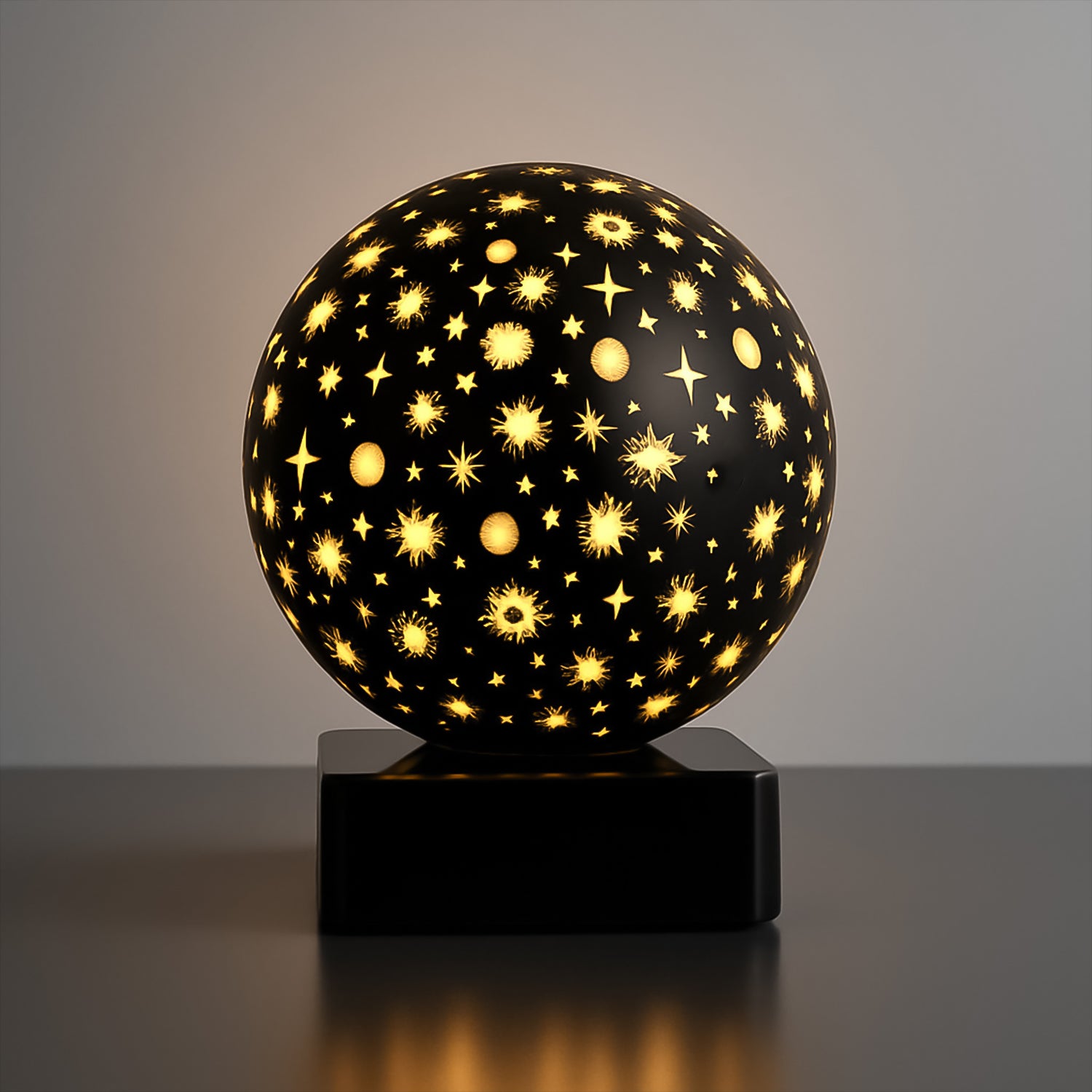 Starry Sky LED Projector Night Lamp Galaxy Star and Moon Projection Light for Bedroom Kids Room Party Decor and Gifts White Box Packaging