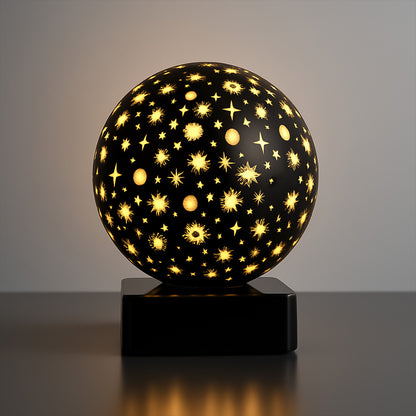 Starry Sky LED Projector Night Lamp Galaxy Star and Moon Projection Light for Bedroom Kids Room Party Decor and Gifts White Box Packaging