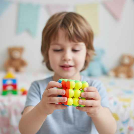 Speed Ball Cube Toy – Colorful Puzzle Cube for Kids, Perfect for Cognitive Development and Fun Play