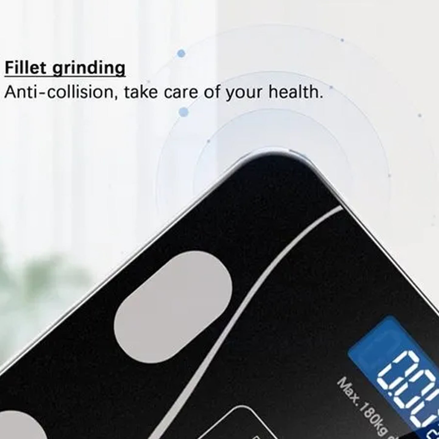 Bluetooth Smart Body Fat Scale Digital BMI Weight Machine with Body Composition Analyzer for iOS and Android App (1 Pc)