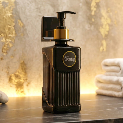 Frenzy Wall Mounted Liquid Soap Dispenser Bottle for Handwash, Sanitizer and Dish Soap