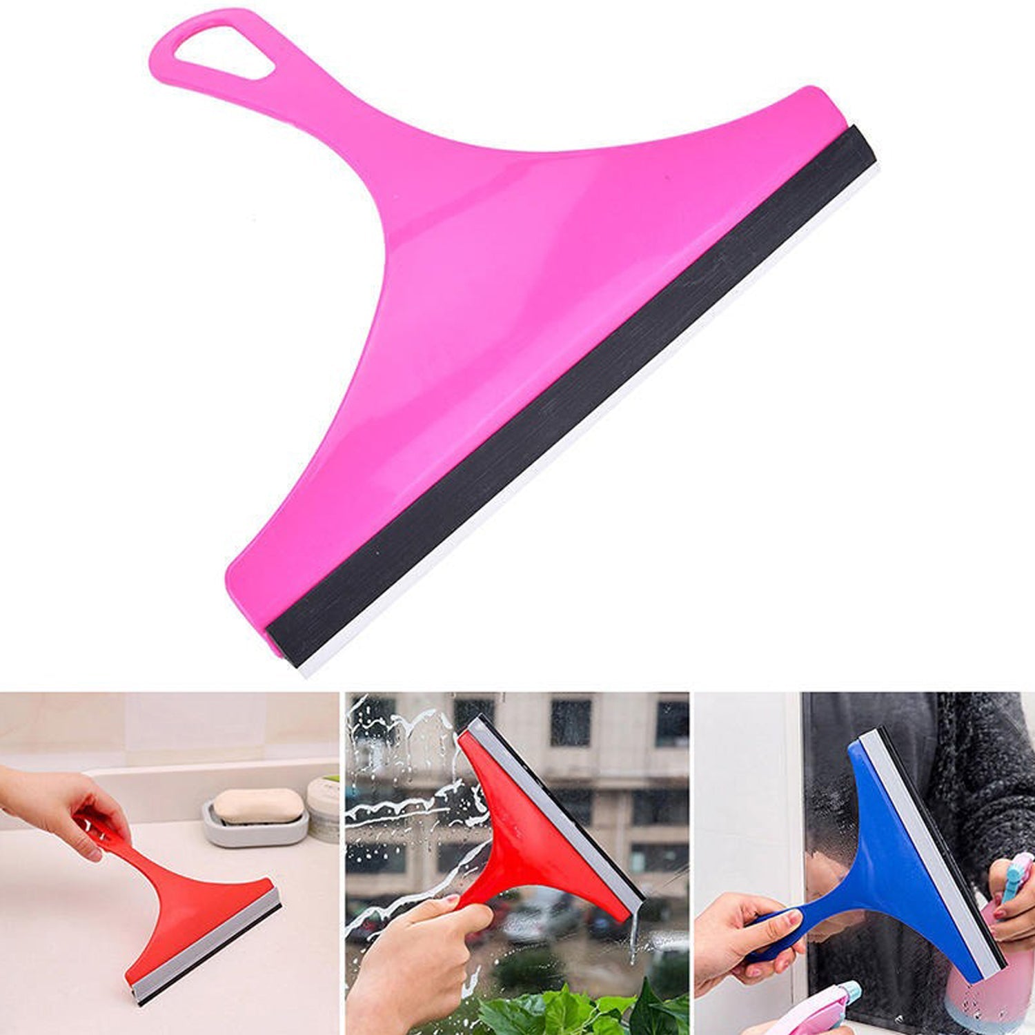 Car Side Mirror Wiper with Extendable Handle – Portable Windshield and Rear View Mirror Cleaning Tool for Cars, SUVs and Bikes (1 Pc)