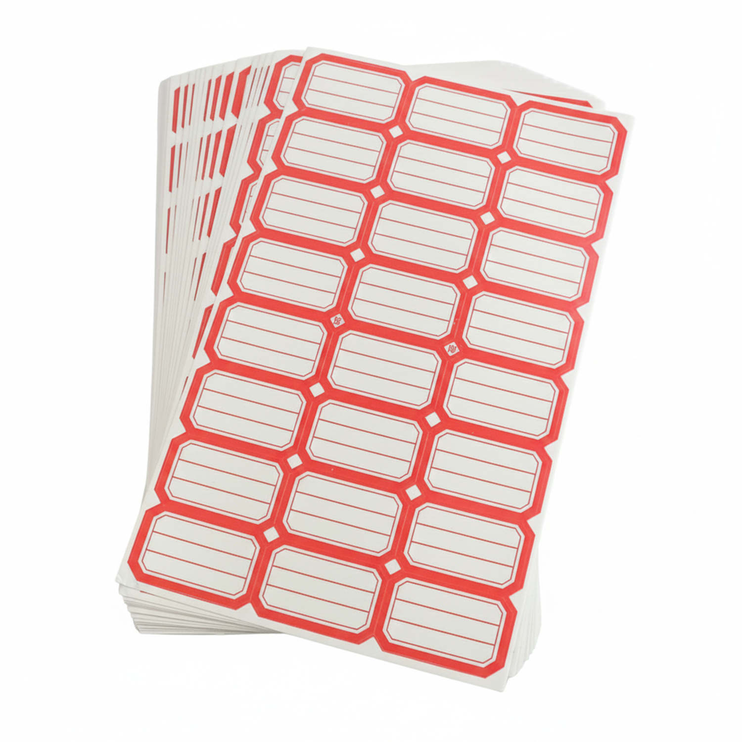50 Sheets Self-Adhesive Label Stickers – Rectangular Labels for Shipping, Organizing, and Personalization
